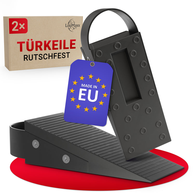 LouMaxx Türkeil mit Griff in Schwarz 2er Set