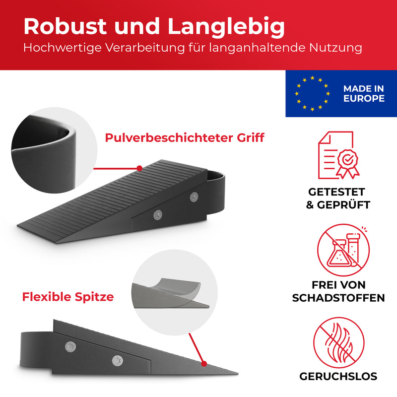 LouMaxx Türkeil mit Griff in Schwarz 2er Set