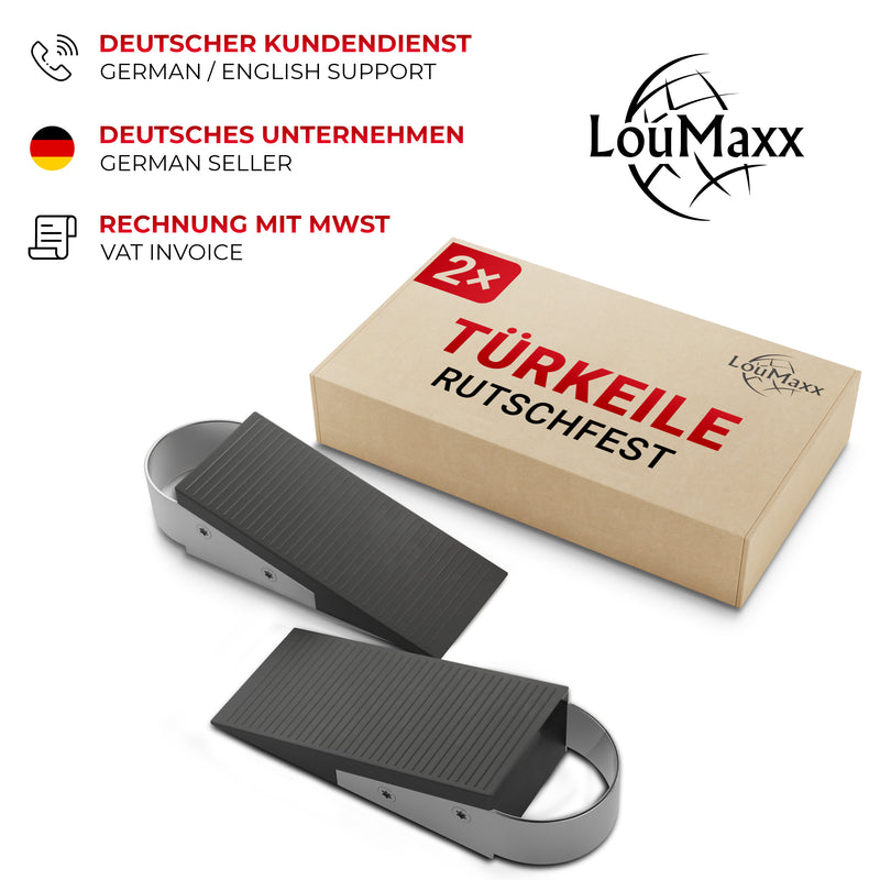 LouMaxx Türkeil mit Griff in Edelstahl-Optik 2er Set