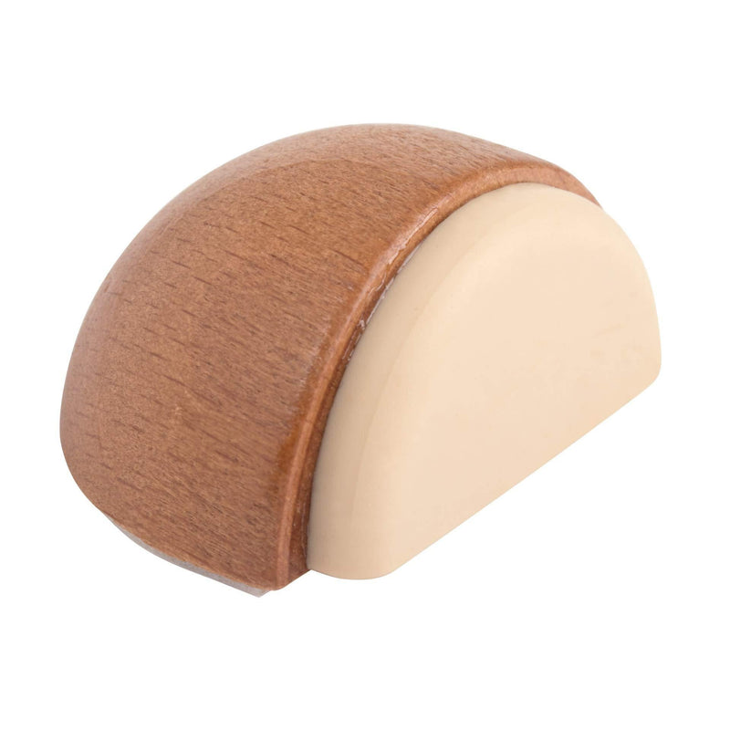 LouMaxx Türstopper Boden selbstklebend Holz, 2er Set - Türstopper Boden - Türstopper zum kleben - Türstopper selbstklebend - Türstopper in Eiche–Optik