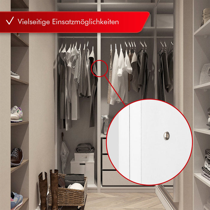 LouMaxx Verbindungsschrauben M6 26-35mm | 12er Set Möbelverbinder Möbelschrauben | Hülsenschrauben M6 Gewinde