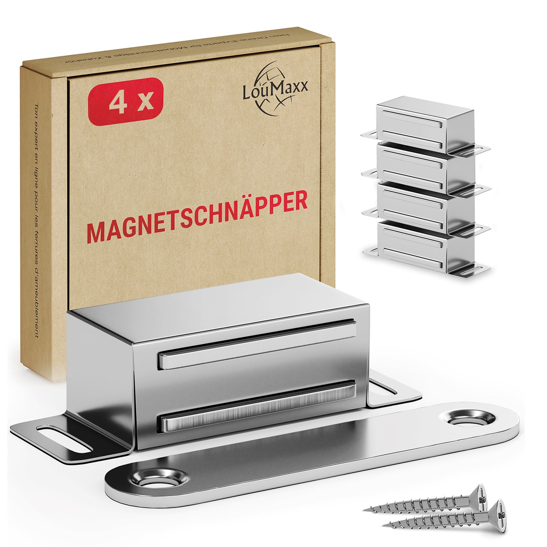 Magnet Halterungssystem Set – Metallplättchen & Magnete