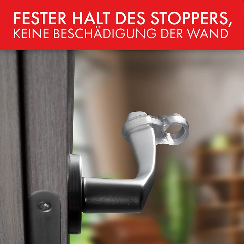 LouMaxx Türklinkenpuffer - 12er Set transparente Doppel Türstopper Klinke – Türgriff Puffer - Türgriff Stopper - Türgriff Schutz – leicht montiert