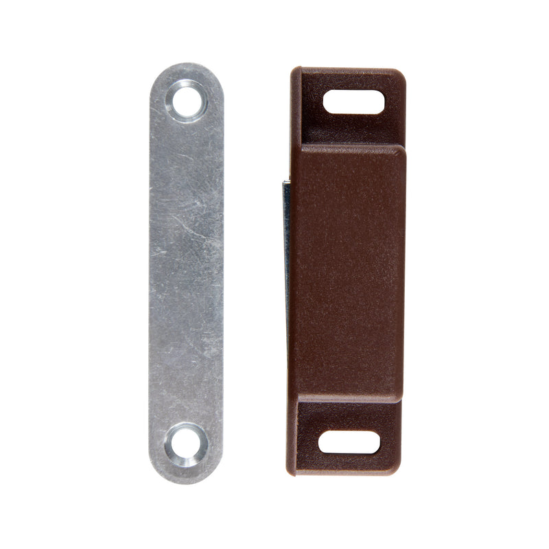 LouMaxx Magnetschnäpper sehr stark - Haltekraft 8kg - 4er Set in braun – Türmagnet - Magnetverschluss - Tür Magnet - Magnetverschluss Schrank