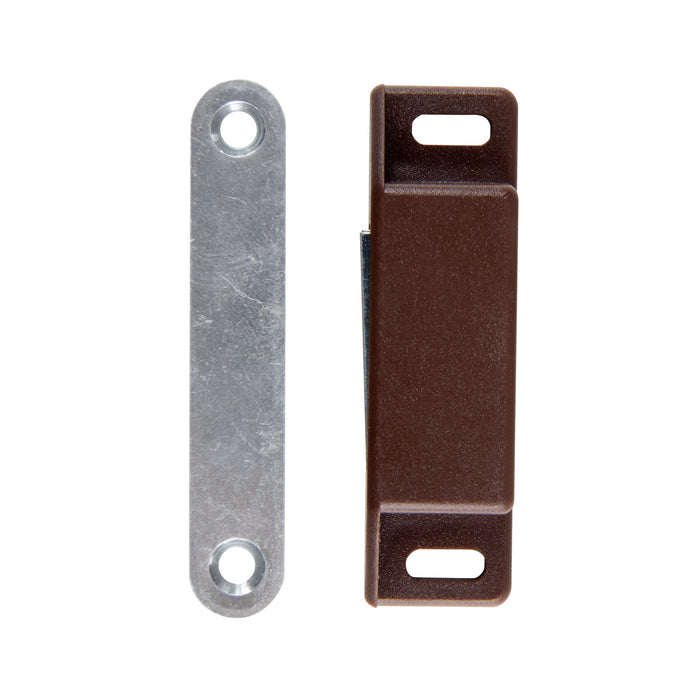 LouMaxx Magnetschnäpper sehr stark - Haltekraft 8kg - 4er Set in braun – Türmagnet - Magnetverschluss - Tür Magnet - Magnetverschluss Schrank