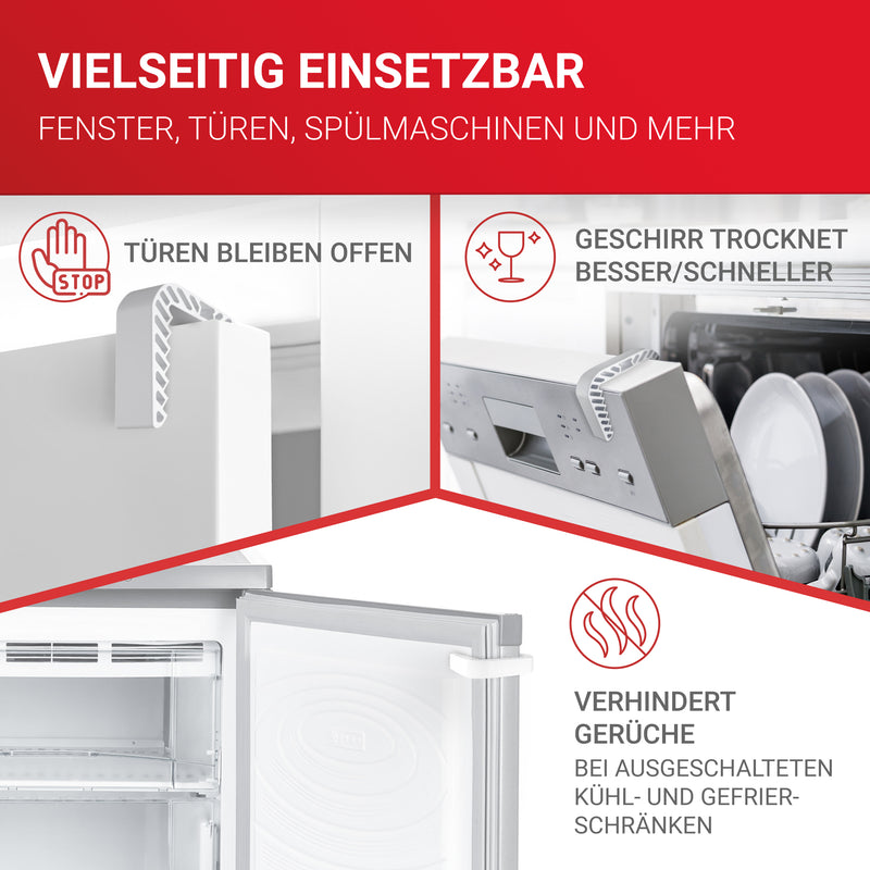 LouMaxx Fensterstopper 6er Set – Fensterklammer – Klemmschutz Fenster – Zuverlässige Sicherheit