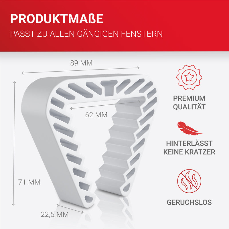LouMaxx Fensterstopper 4er Set – Fensterklammer – Klemmschutz Fenster – Zuverlässige Sicherheit