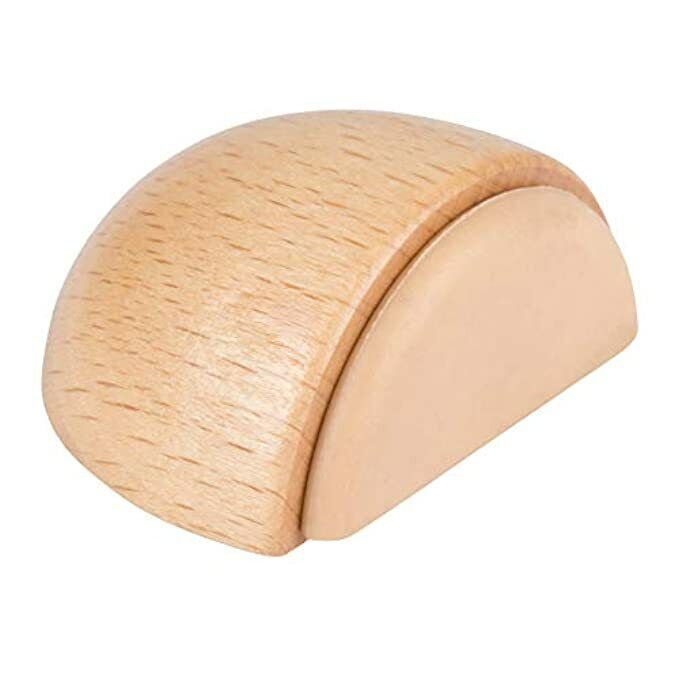 LouMaxx Türstopper Boden selbstklebend Holz, 2er Set - Türstopper Boden - Türstopper zum kleben - Türstopper Boden - Buche–Optik
