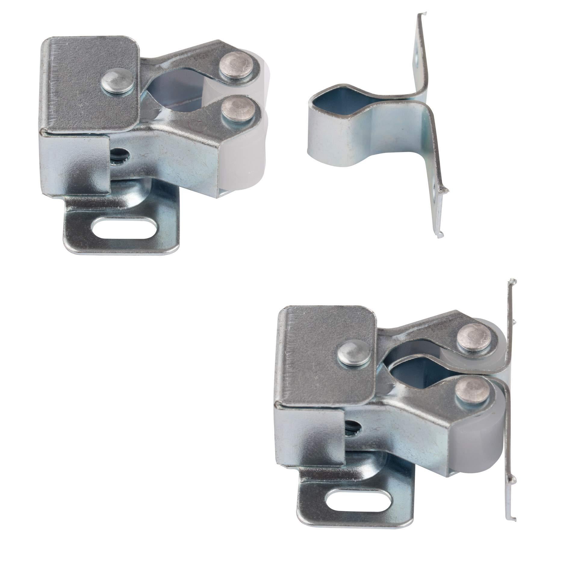 LouMaxx Möbelschnapper 5er Set – Schnappschloss - Tür Verschluss - Möbelschnäpper - Rollenschnäpper - Stabiler Türverschluss oder Möbelverschluss