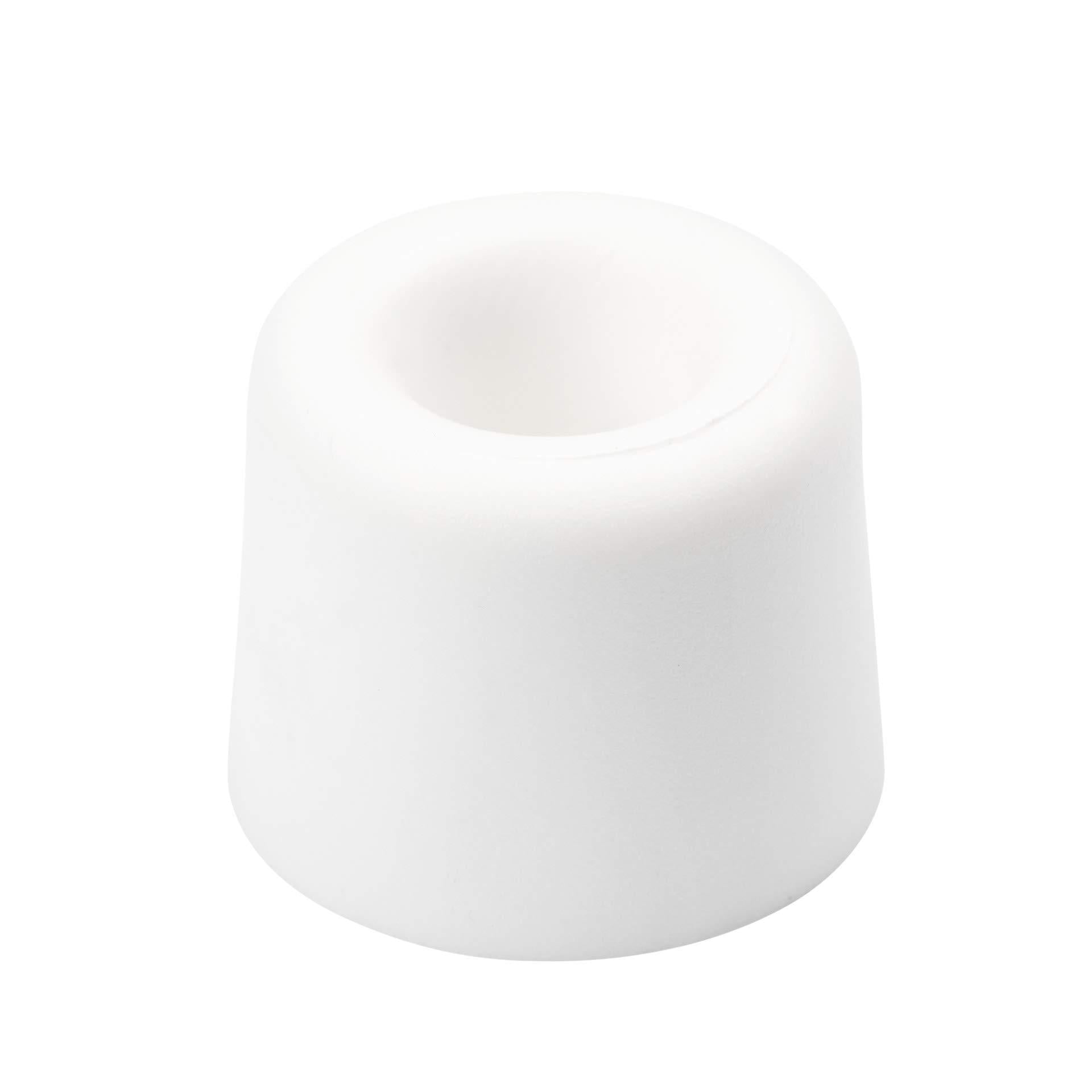 LouMaxx Türstopper Boden Schrauben aus Gummi - 3er Set in weiß - Türstopper Gummi - Türstopper Kunststoff - Türstopper Bodenmontage